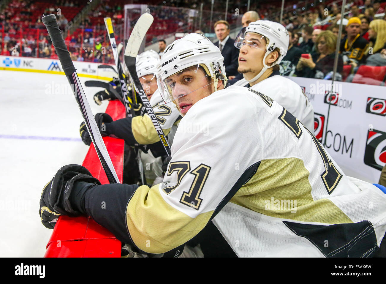 Pittsburgh Penguins Evgeni Malkin skates in his first NHL game against the  New Jersey Devils at Mellon Arena in Pittsburgh, Pennsylvania on October  18, 2006. (UPI Photo/Stephen Gross Stock Photo - Alamy