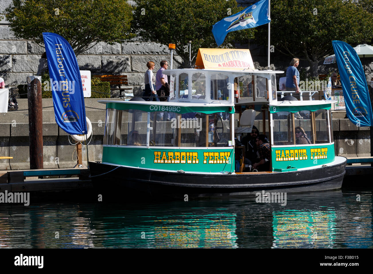 Victoria Harbour ferry Victoria Vancouver Island British Columbia Canada Stock Photo