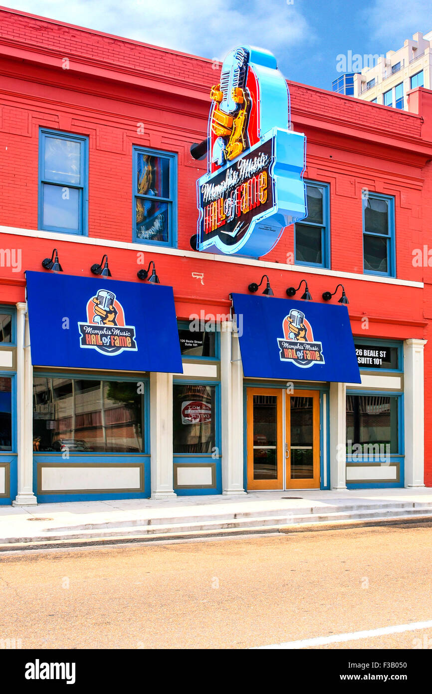 The Memphis Music Hall of Fame museum building Stock Photo Alamy