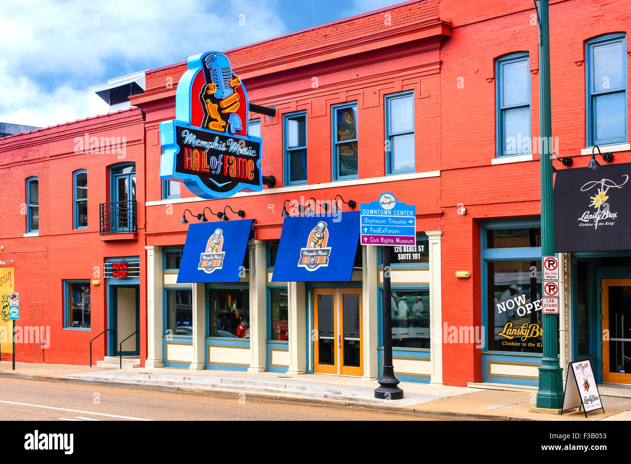 The Memphis Music Hall of Fame museum building Stock Photo Alamy