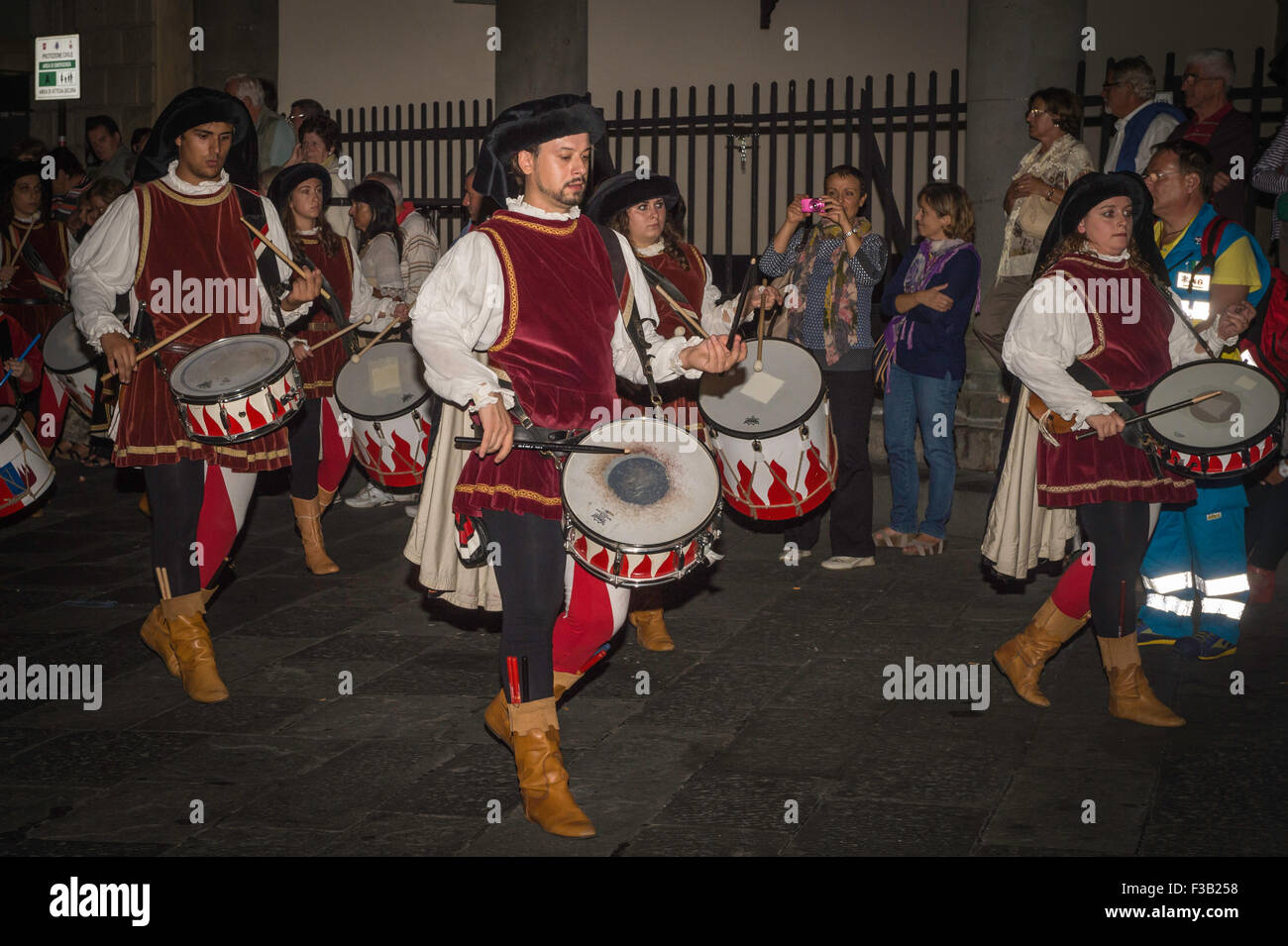 Parade as part of the Luminaria di Santa Croce, festival, Lucca