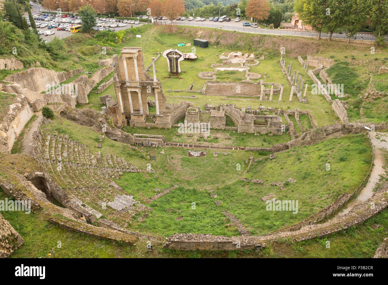 Roman Theatre, Teatro Romano, Volterra, Toscana, Tuscany, Italy Stock Photo  - Alamy