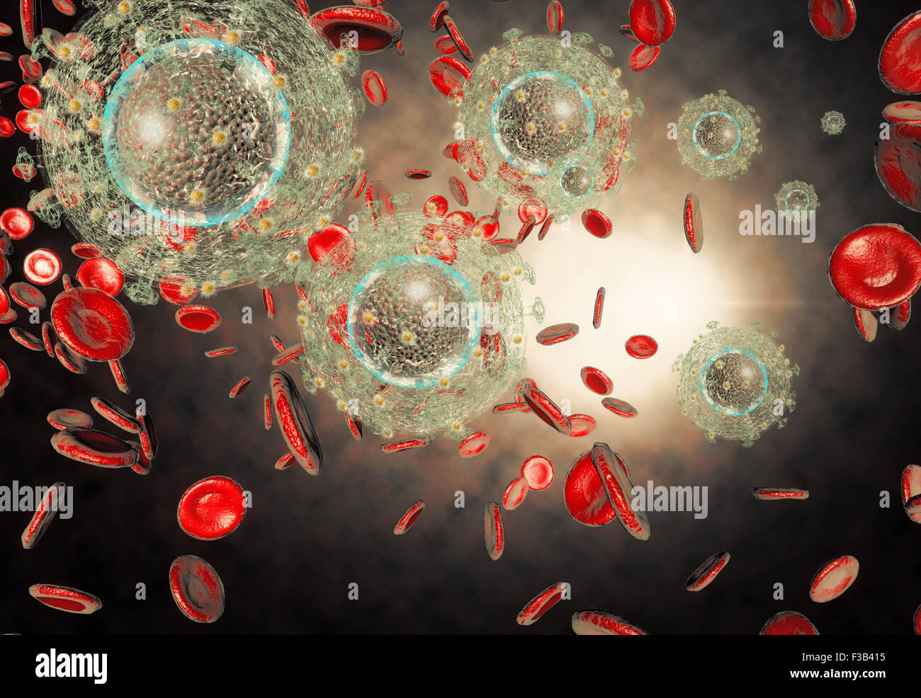 Hiv aids cells hi-res stock photography and images - Alamy