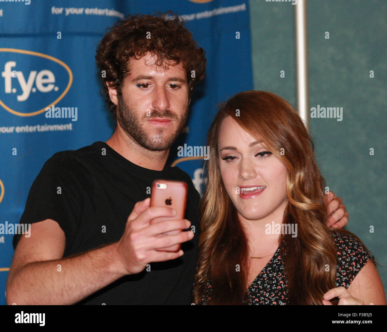 Rapper Lil Dicky signs copies of his new album 'Professional Rapper' at the  f.y.e. store in Philadelphia Featuring: Lil Dicky Where: Philadelphia,  Pennsylvania, United States When: 02 Aug 2015 Stock Photo - Alamy