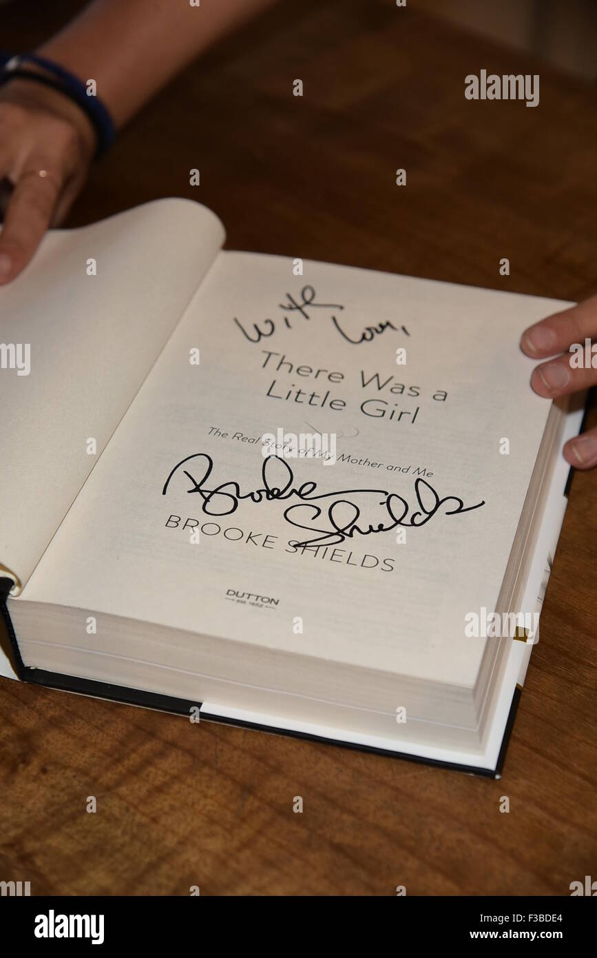 Brooke Shields promotes and signs copies of her new book 'There was a