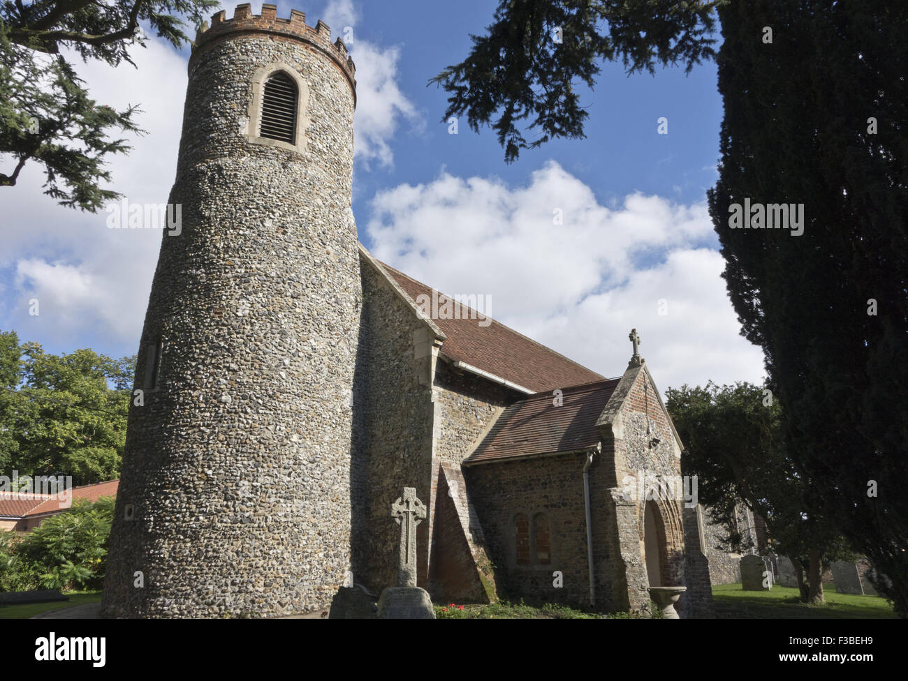 Little Plumstead Church Stock Photo Alamy