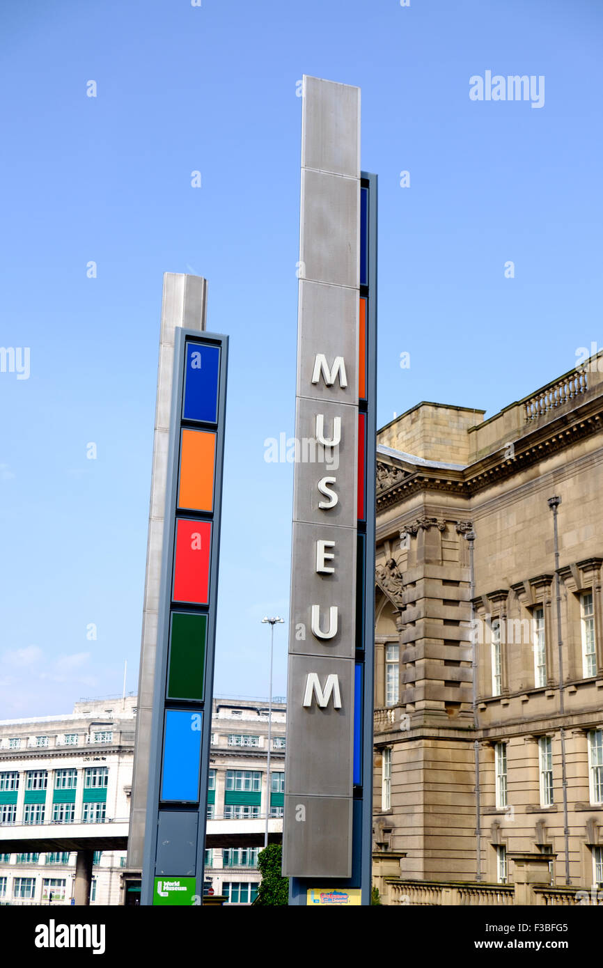 World Museum, William Brown Street, Liverpool, UK Stock Photo