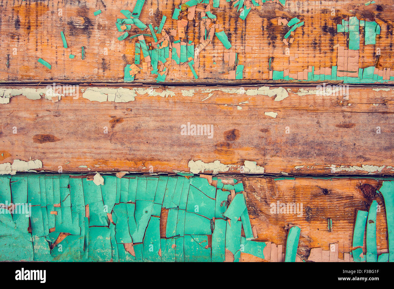 Vintage old wooden background with peeling paint Stock Photo - Alamy