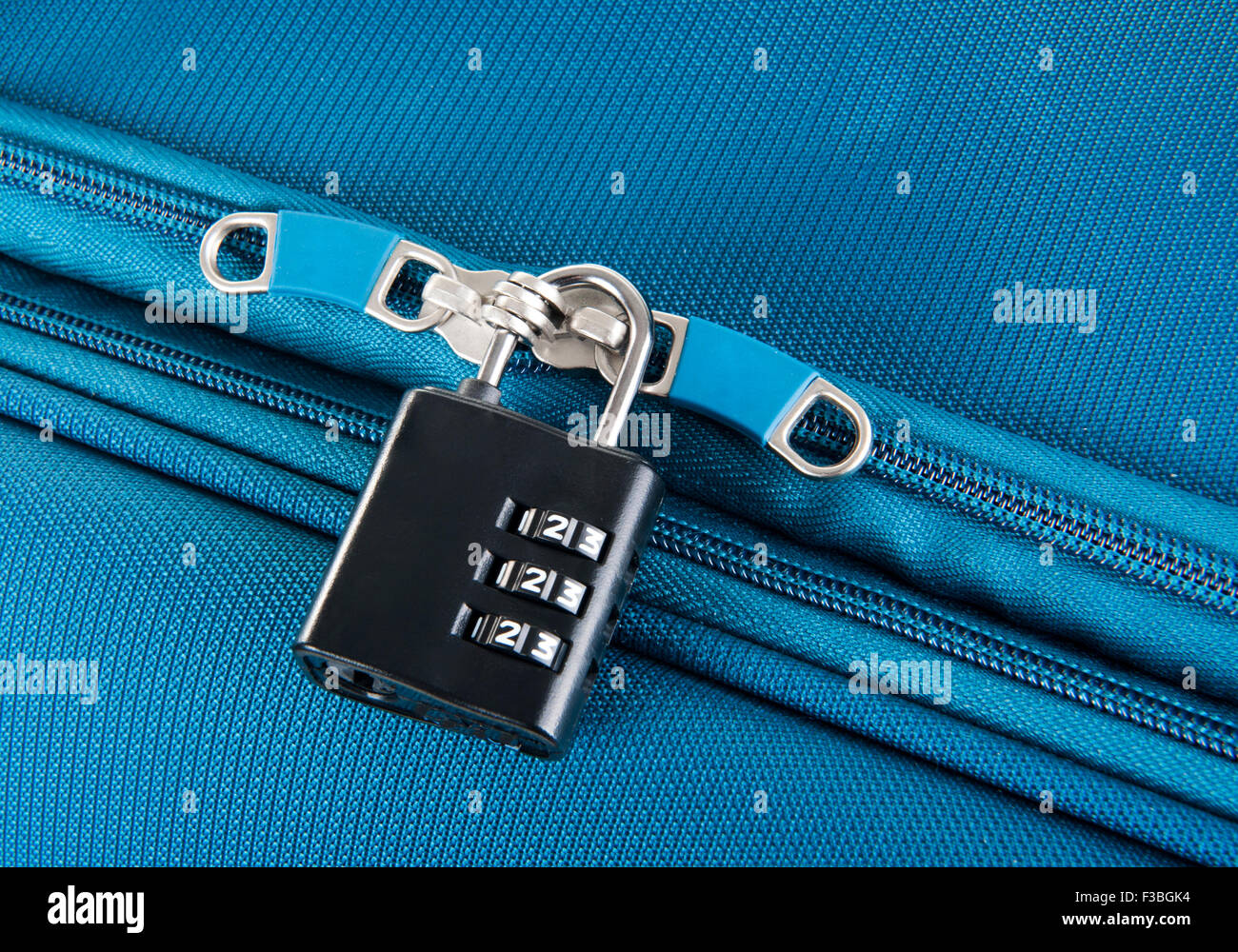 combination lock on a suitcase for travel Stock Photo Alamy