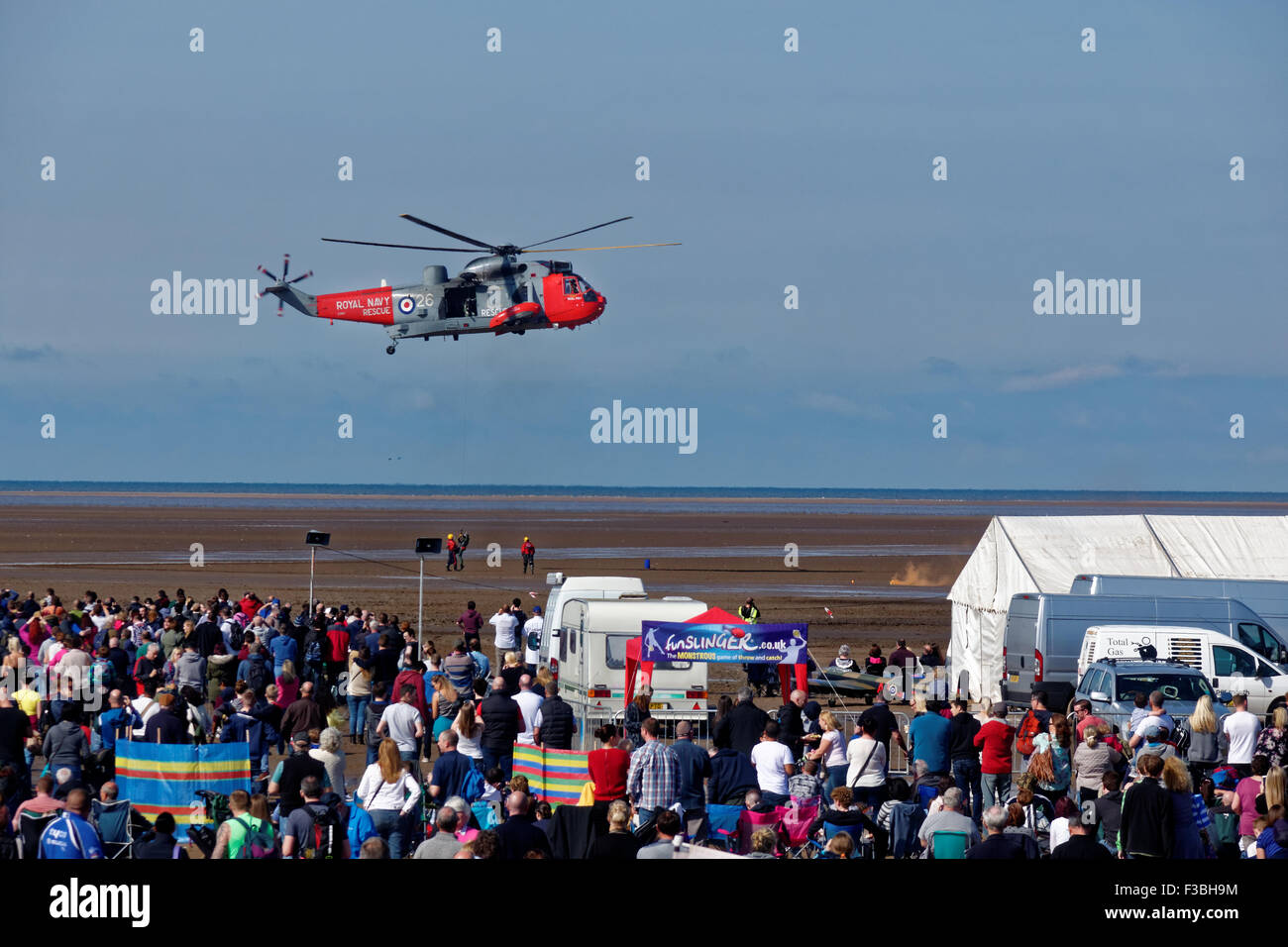 RAF Sea King Helicopter Stock Photo - Alamy