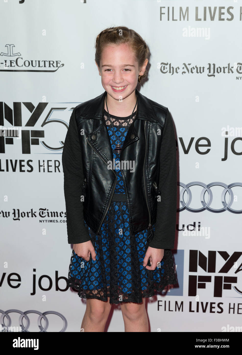 New York, NY - October 3, 2015: Actress Ripley Sobo attends the Steve