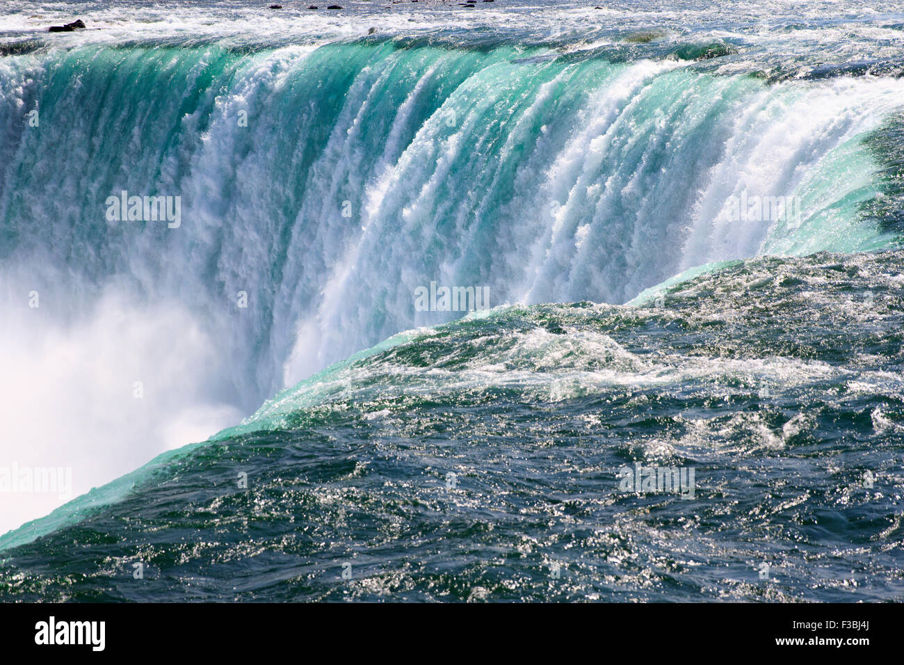 Close up of Niagara Falls Waterfall Stock Photo Alamy