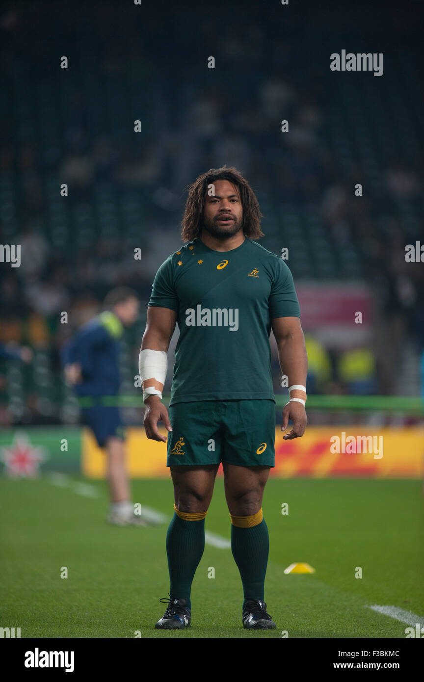 Twickenham Stadium London UK 3rd October 2015 Australian Hooker 