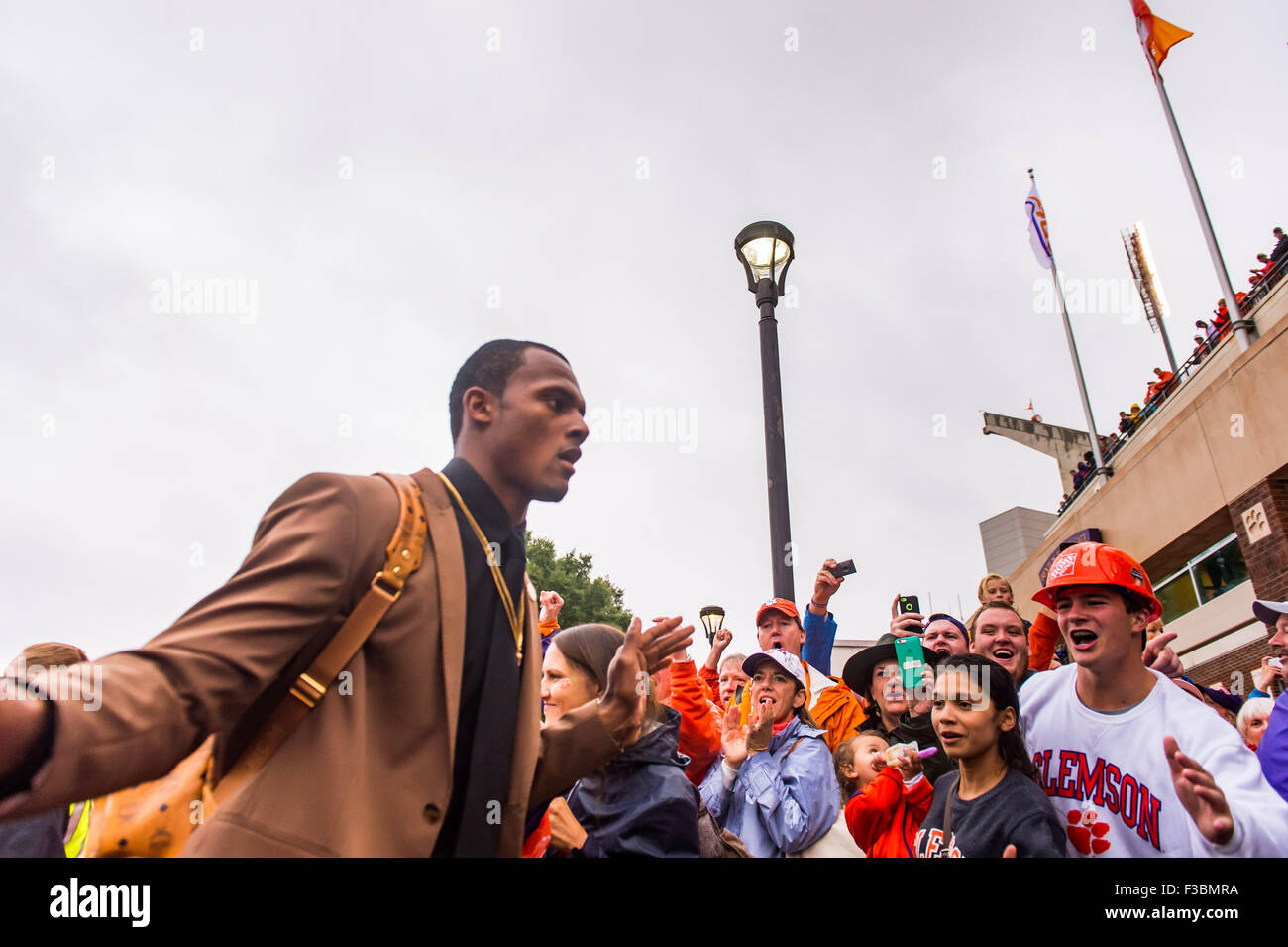 Clemson Tigers Quarterback Deshaun Watson 4 During Tiger