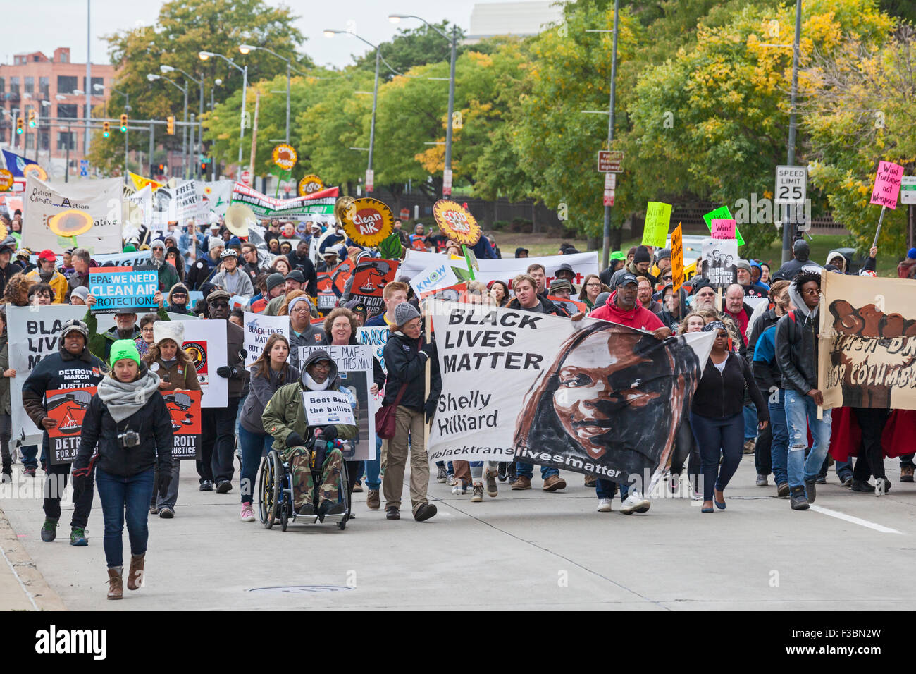 The Detroit March for Justice, which brought together those concerned