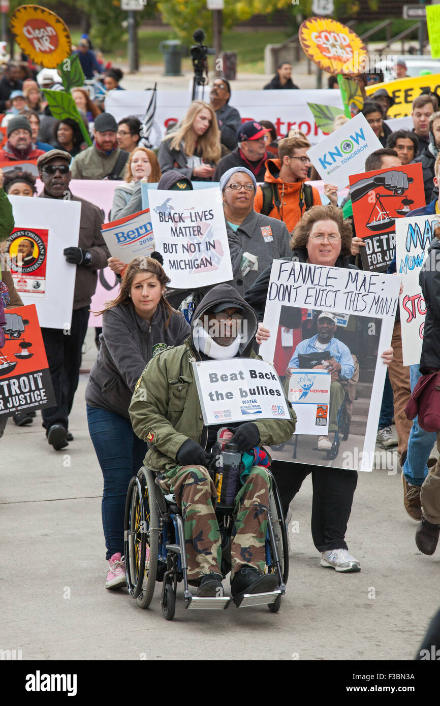 The Detroit March for Justice, which brought together those concerned