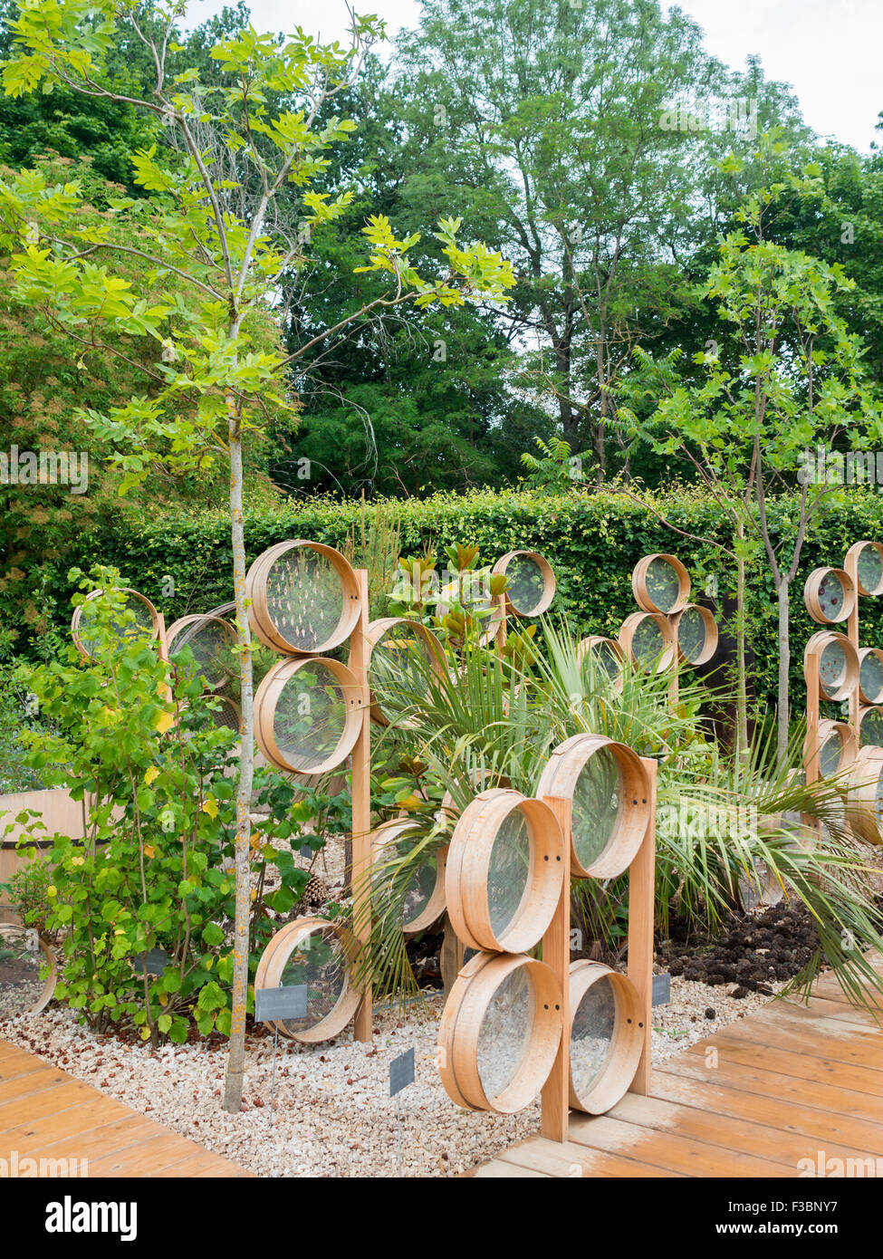 The seed garden at the 2015 International Garden Festival 2015 at the Domain of Chaumont-sur-Loire Stock Photo