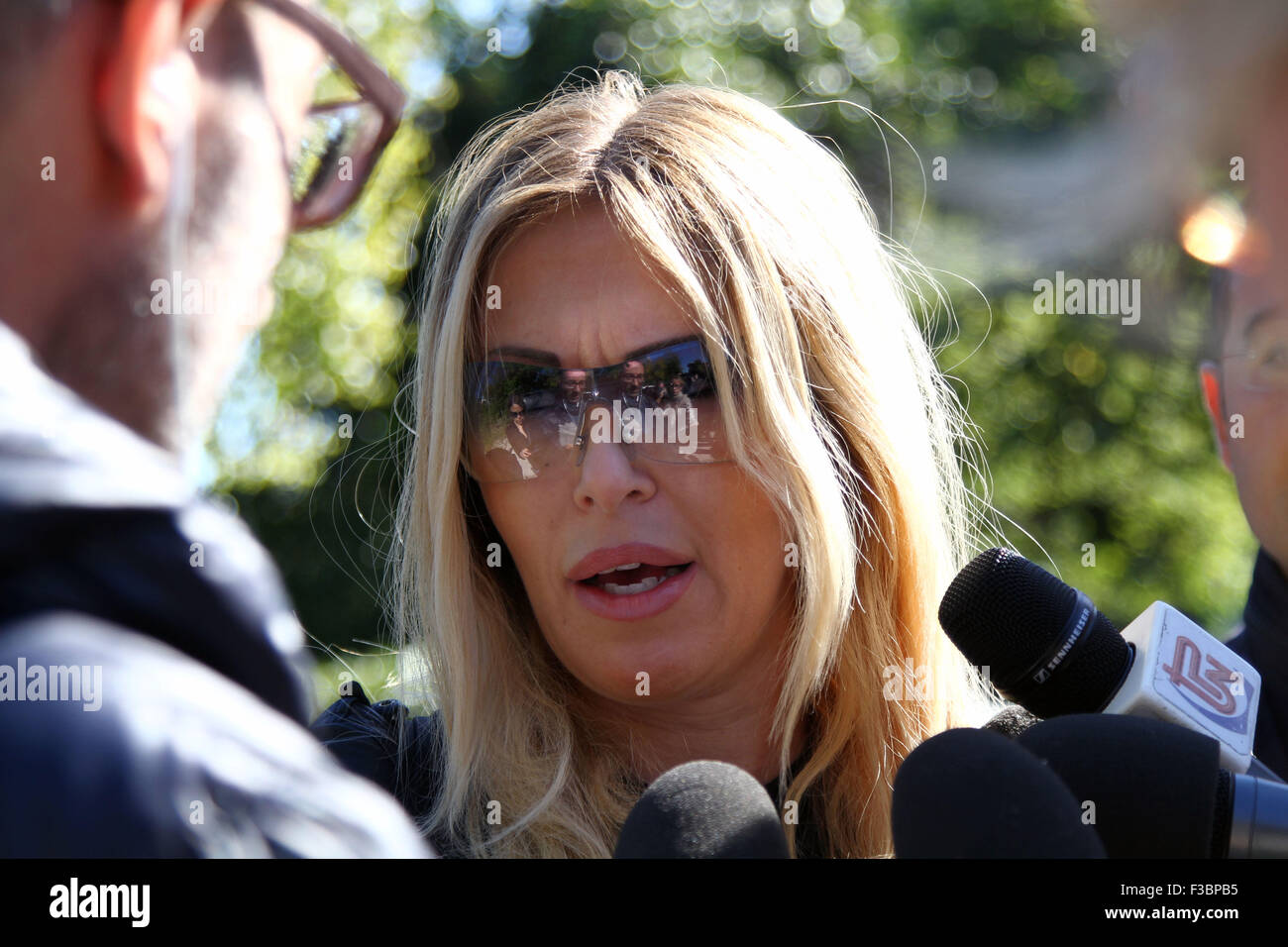 ITALY, Pordenone: Roberta Bruzzone , a specialist in criminal science and applied analysis and technical inspections at crime sc Stock Photo