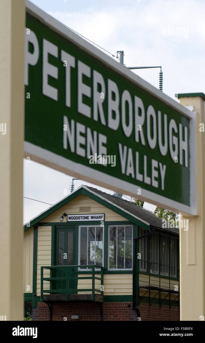 Peterborough England October 3rd 2015: Once the site of the London and ...