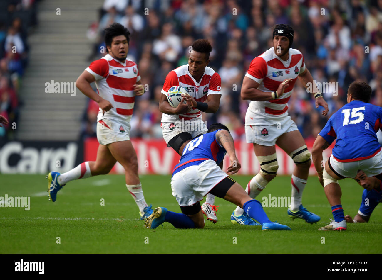 Milton Keynes, UK. 3rd Oct, 2015. Kotaro Matsushima (JPN) Rugby : 2015 ...