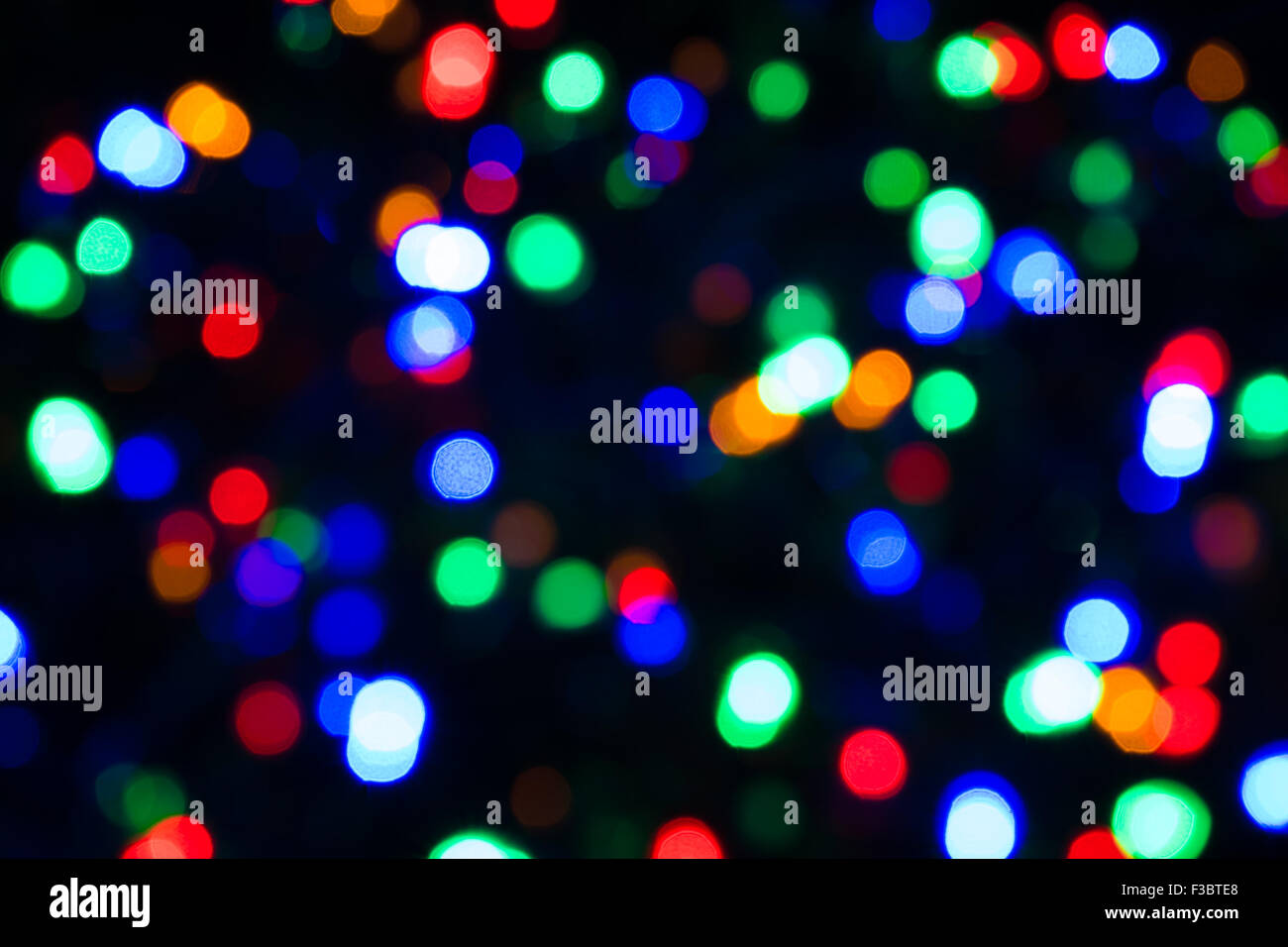 Abstract christmas lights background Stock Photo - Alamy