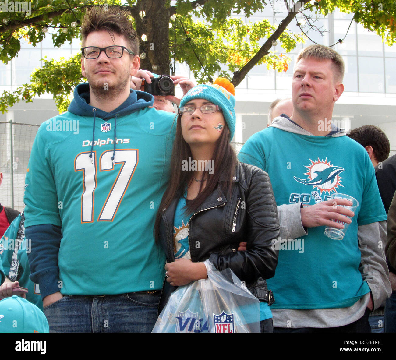 London, UK. 4th October, 2015. Atmosphere at the NFL International