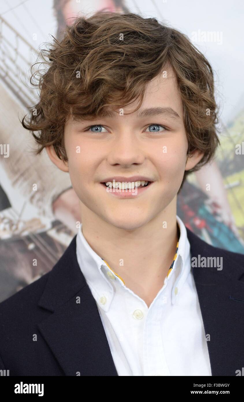 New York, NY, USA. 4th Oct, 2015. Levi Miller at arrivals for PAN Premiere,  Ziegfeld Theatre, New York, NY October 4, 2015. Credit: Kristin  Callahan/Everett Collection/Alamy Live News Stock Photo - Alamy