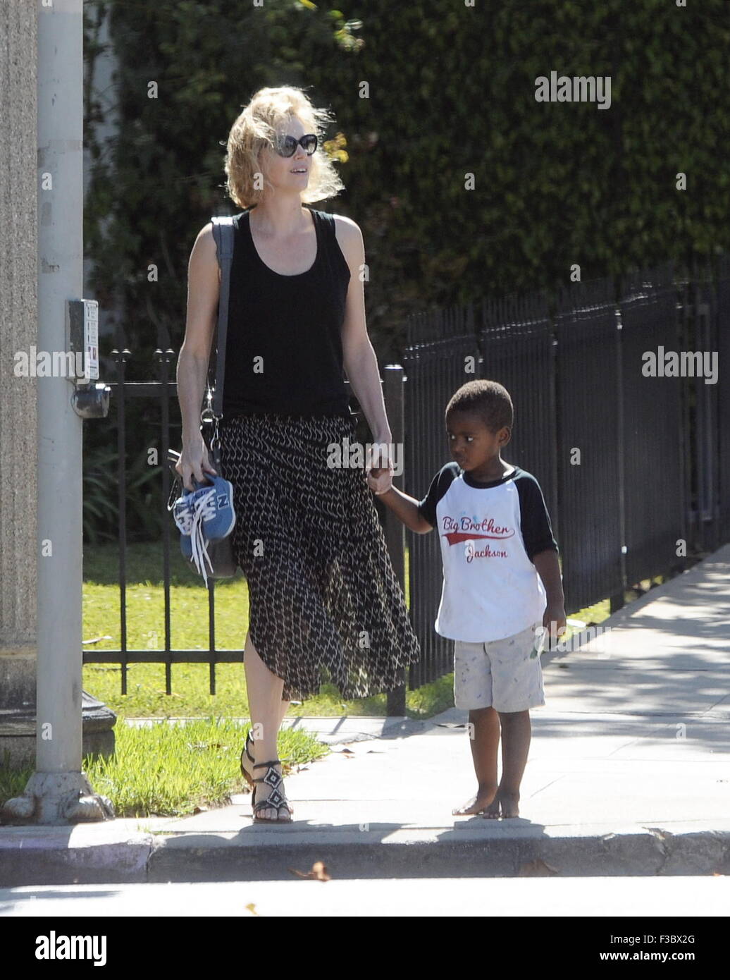 Charlize Theron Son Walking
