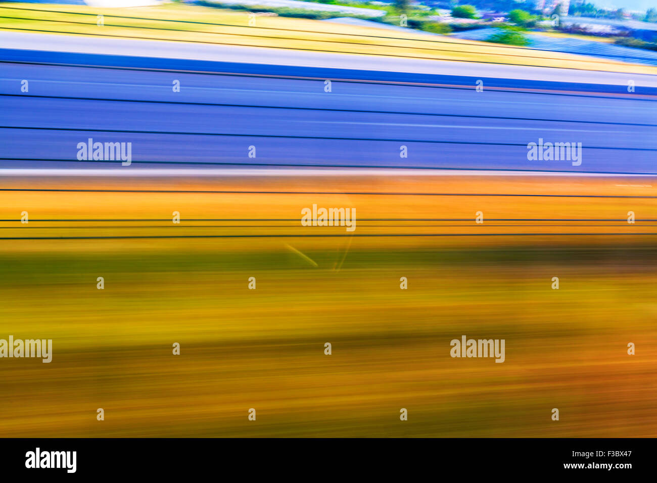 Colorful blured motion background blur landscape speed Stock Photo