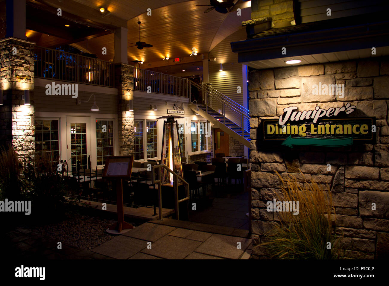 Juniper's Gin Joint is a striking new (2015) restaurant in Fish Creek