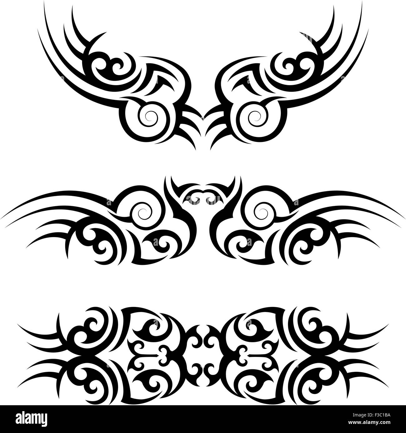 Tattoo Arm Band Set Vector Art Stock Vector Image & Art Alamy
