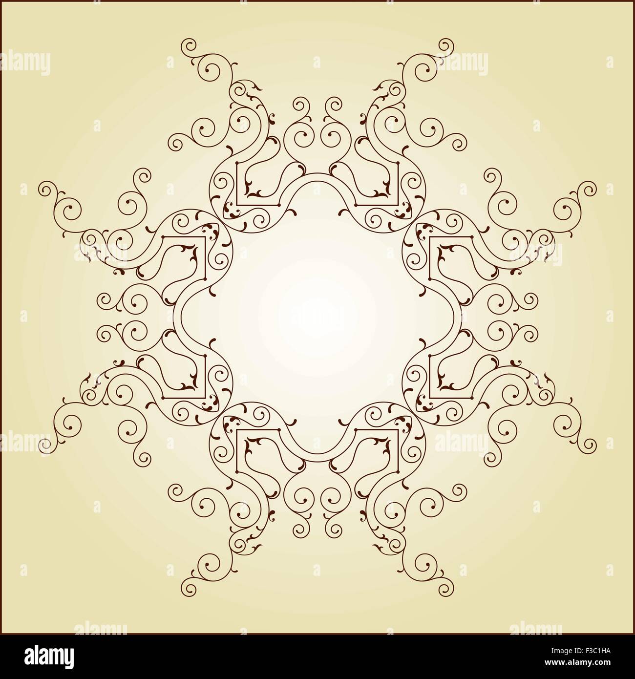 Flourish Ornamental Design Vector Art Stock Vector Image & Art - Alamy