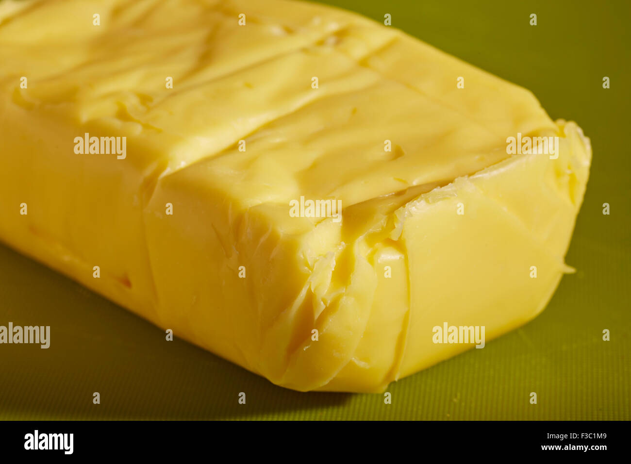 Artisan, local, grass-fed butter from Pennsylvania, USA Stock Photo