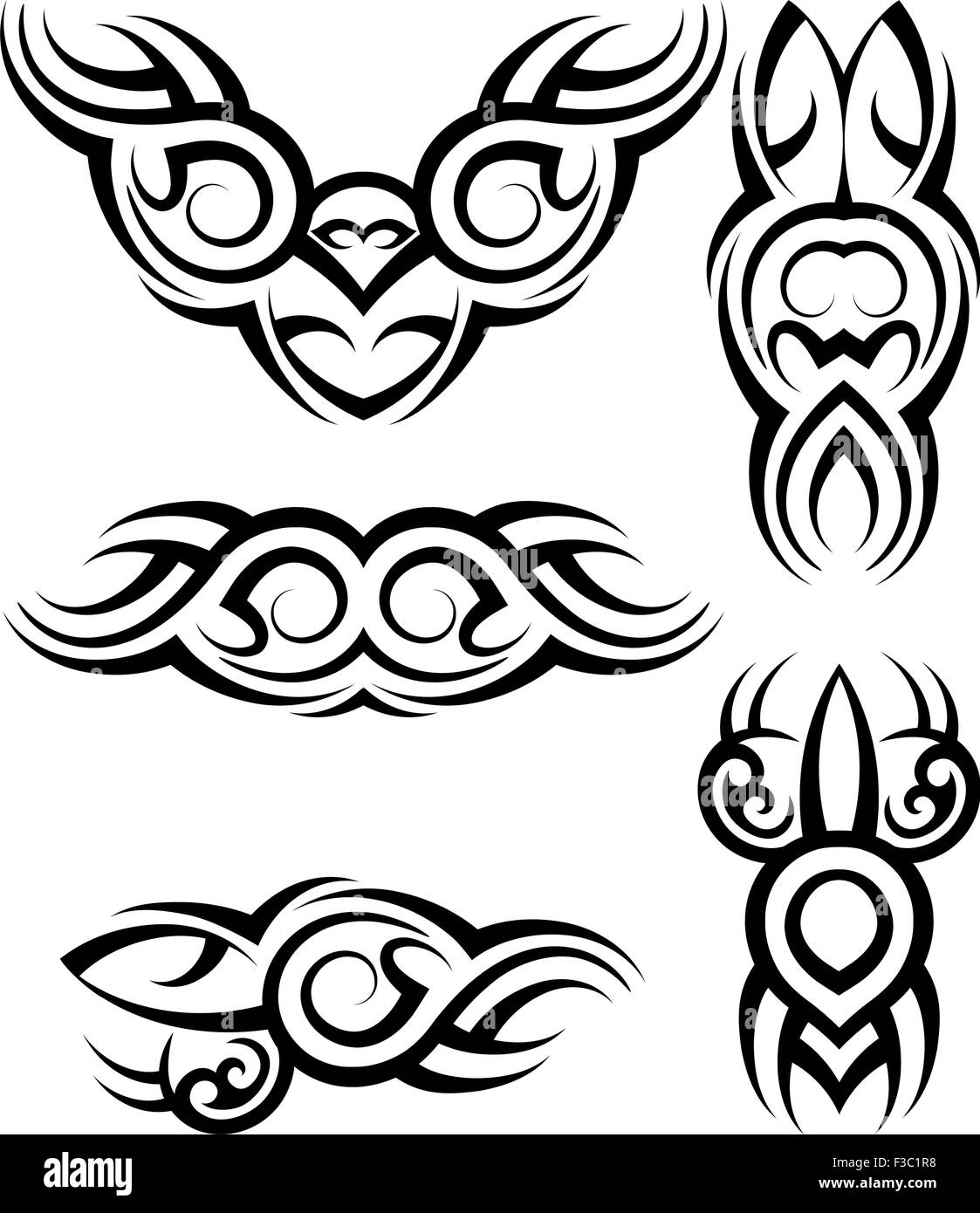 Tattoo Arm Band Set Vector Art Stock Vector Image & Art Alamy