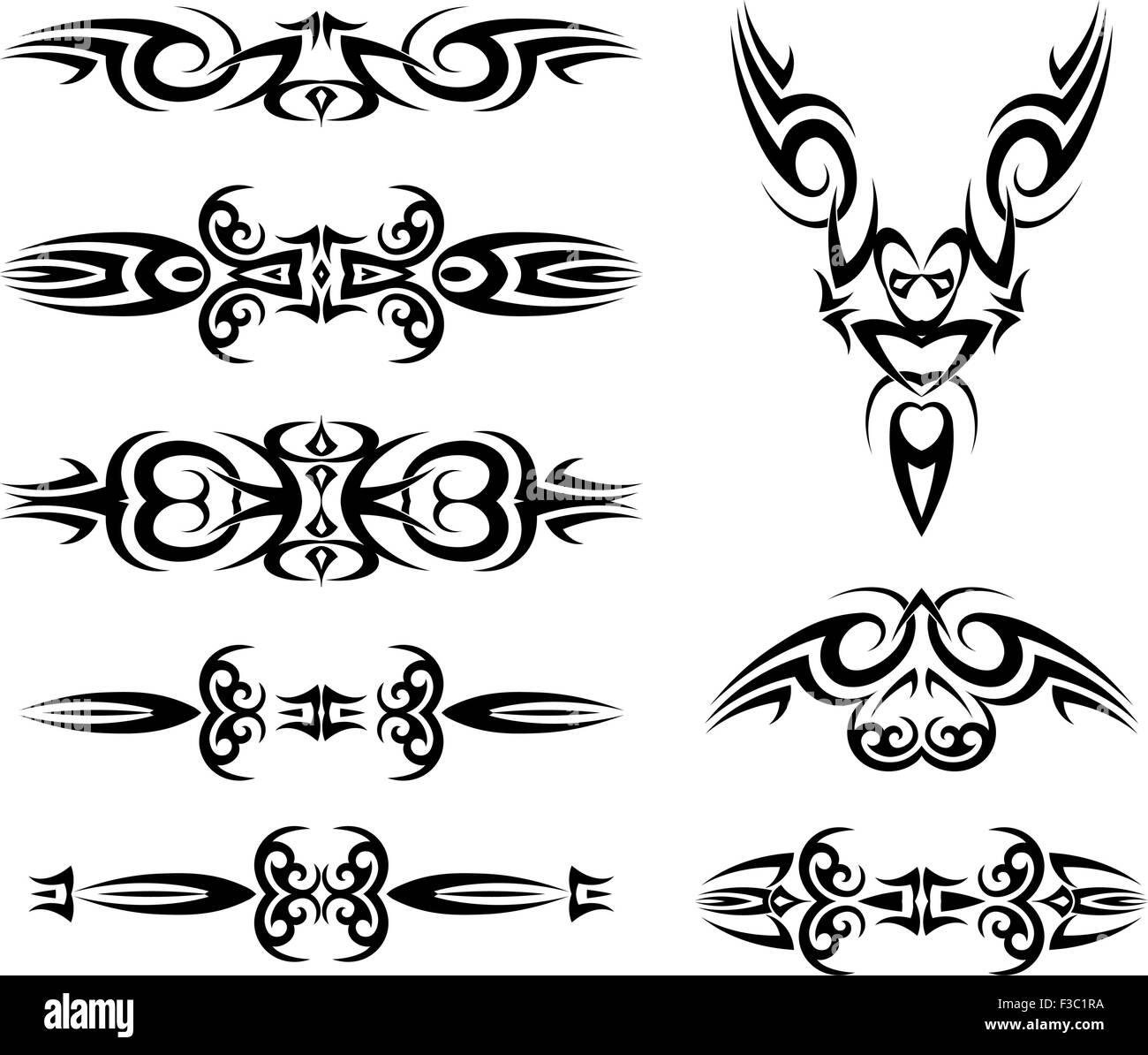 Tattoo Arm Band Set Vector Art Stock Vector Image & Art - Alamy