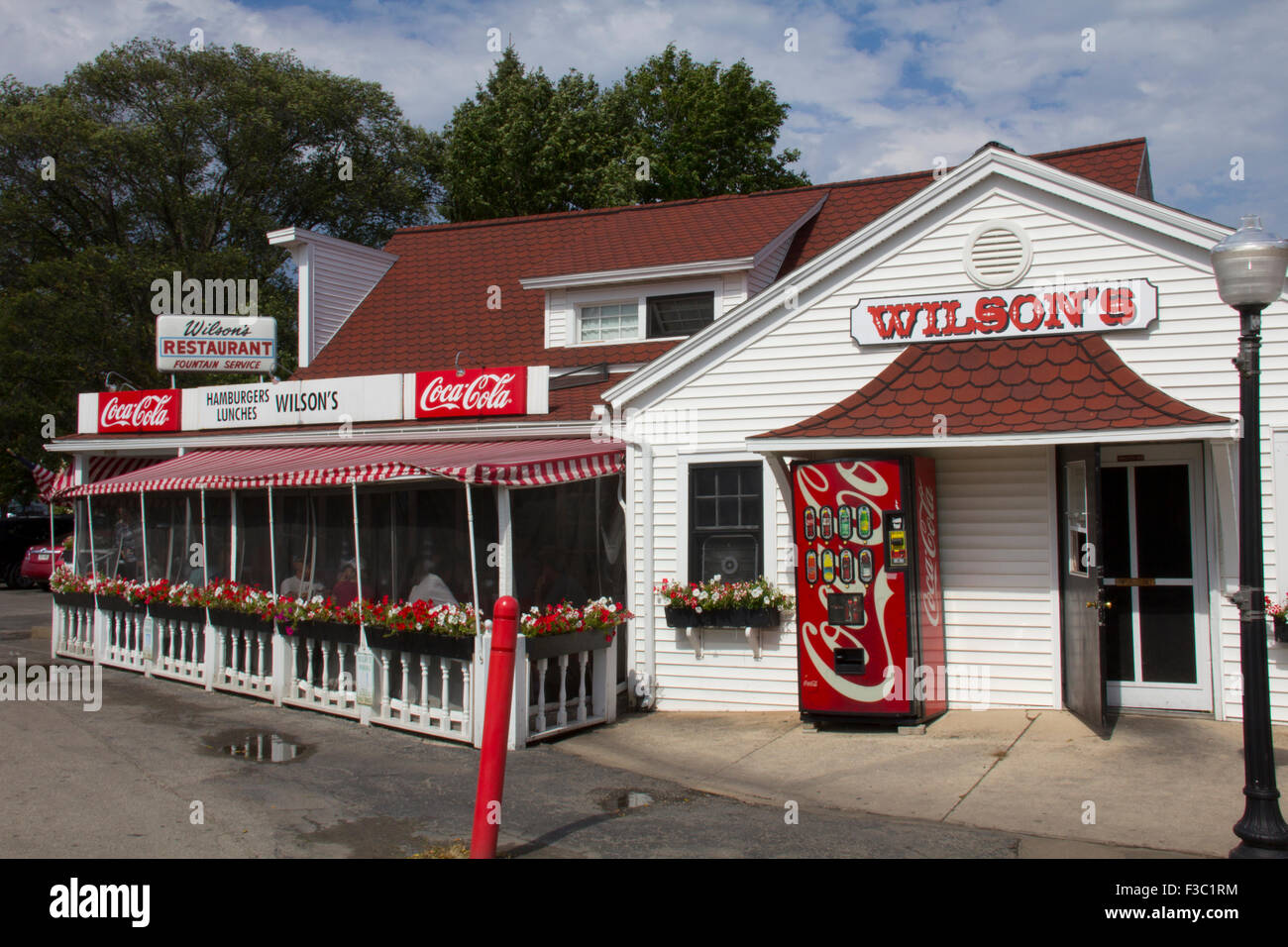 Wilson's Restaurant, Ephraim, Door County, WI Stock Photo