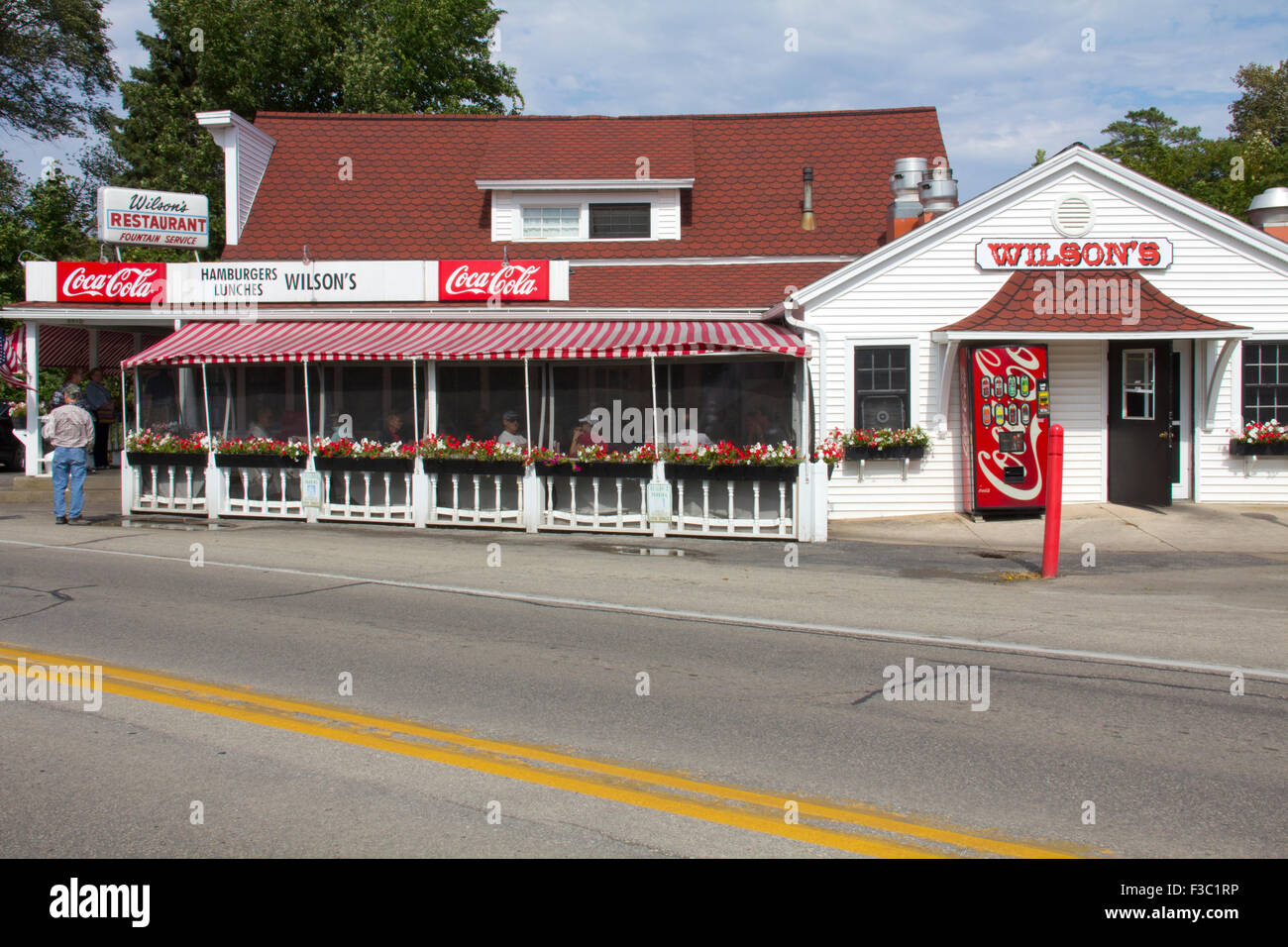 Wilson's Restaurant, Ephraim, Door County, WI Stock Photo