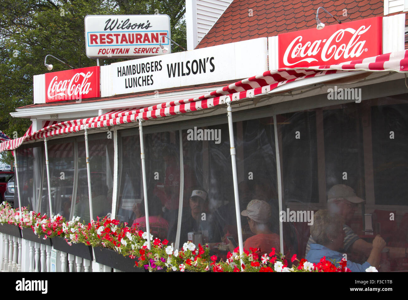 Wilson's Restaurant, Ephraim, Door County, WI Stock Photo