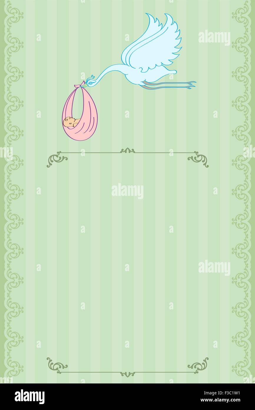 Baby Shower Card Design Vector Art Stock Vector Image & Art - Alamy