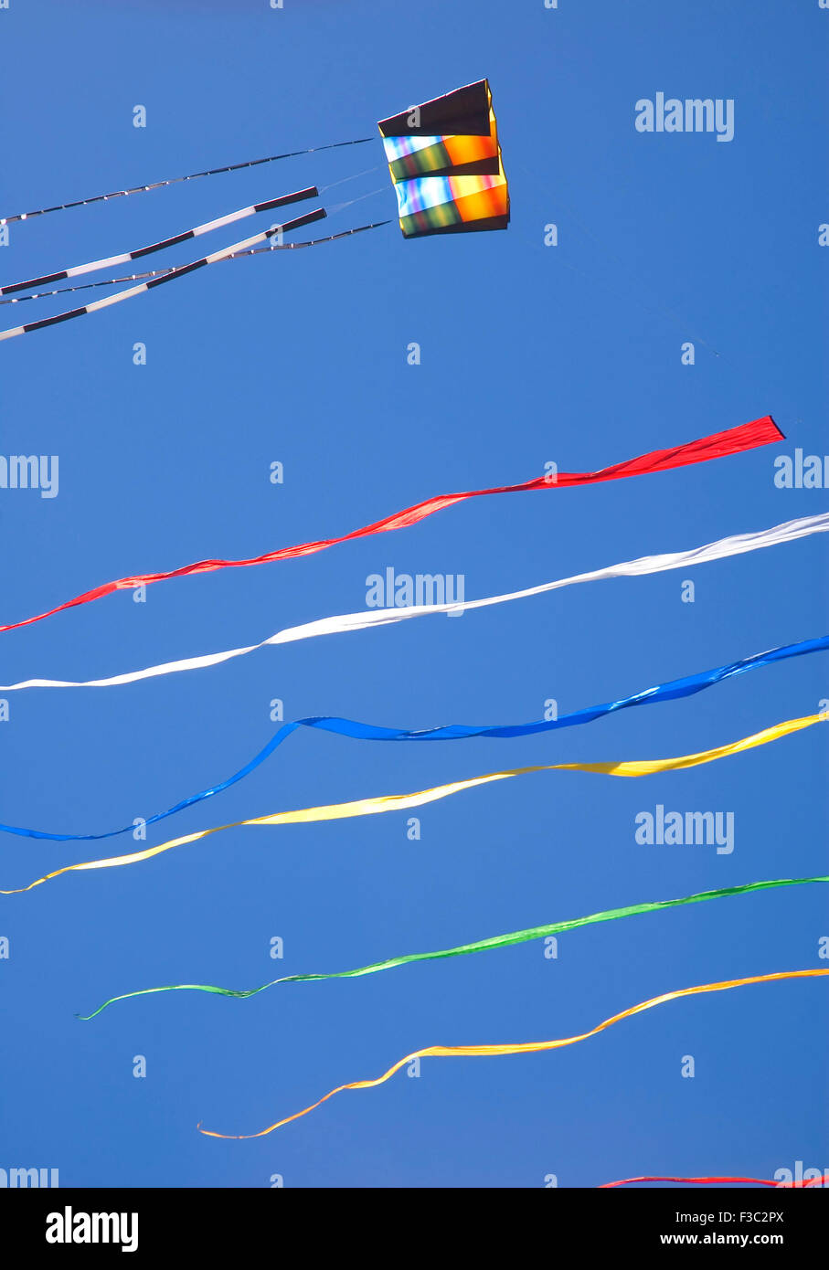 Kites, Sand & Sawdust Festival, Ocean Shores, Washington Stock Photo