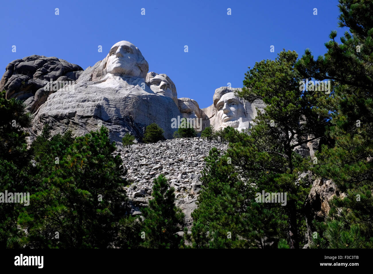 Mount Rushmore National Memorial, Keystone, South Dakota Stock Photo