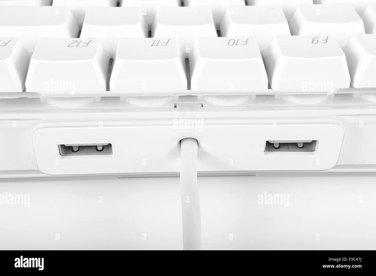 Windows Computer Keyboard White White computer keyboard on white background Stock Photo - Alamy