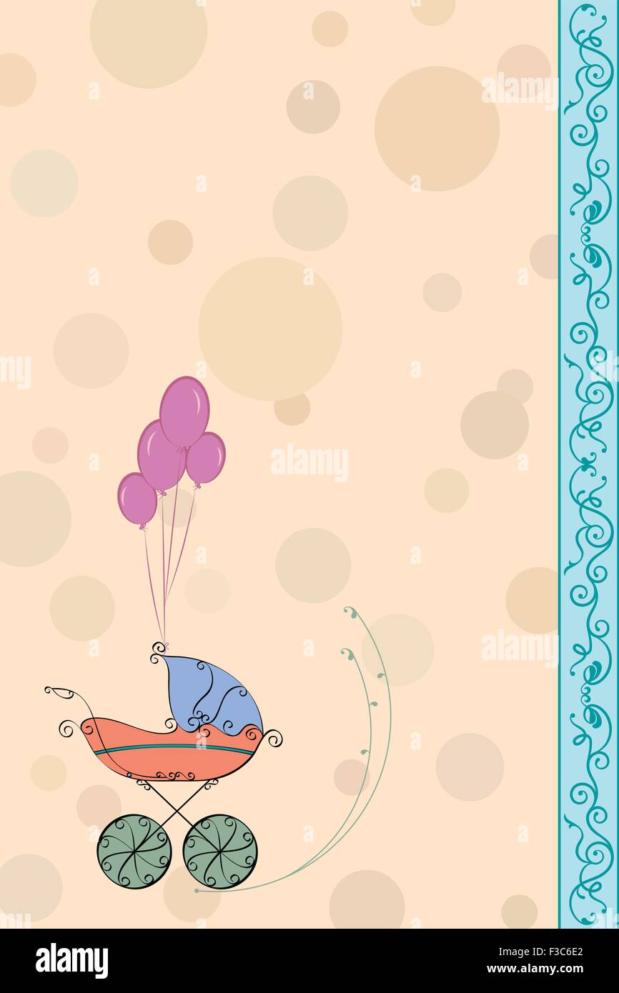 Baby Shower Card Design Vector Art Stock Vector Image & Art - Alamy