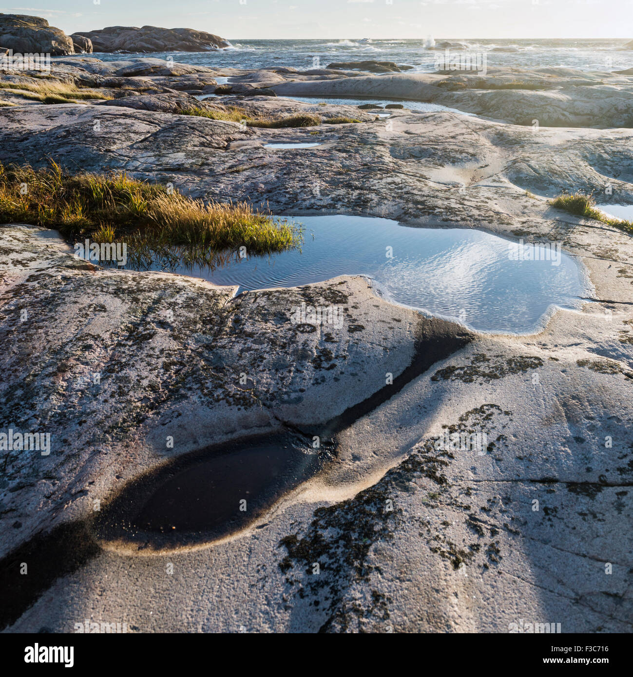 Granite rocks on the Swedish west coast Stock Photo - Alamy