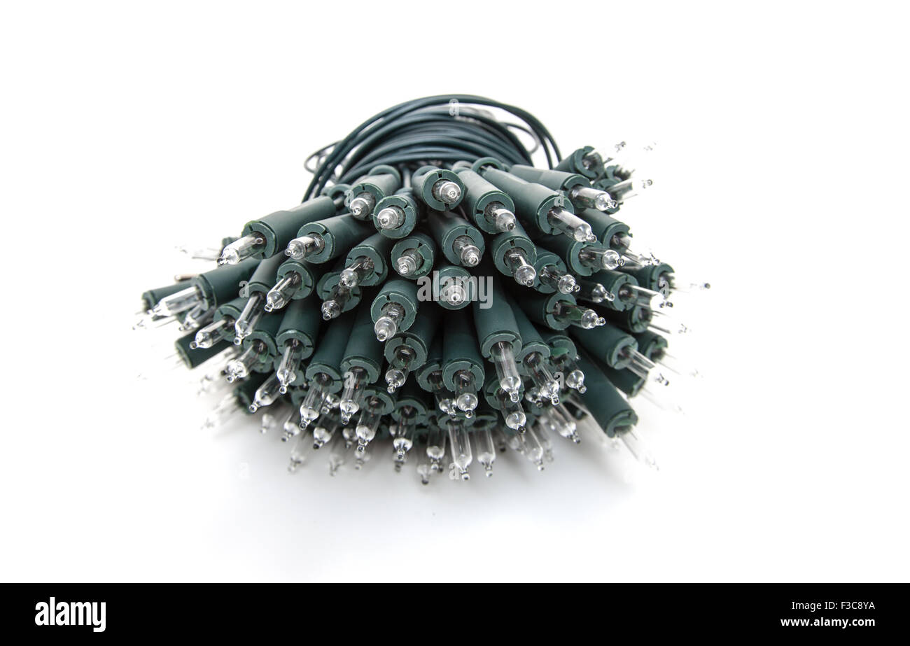 Standard holiday lights. All on white background Stock Photo Alamy