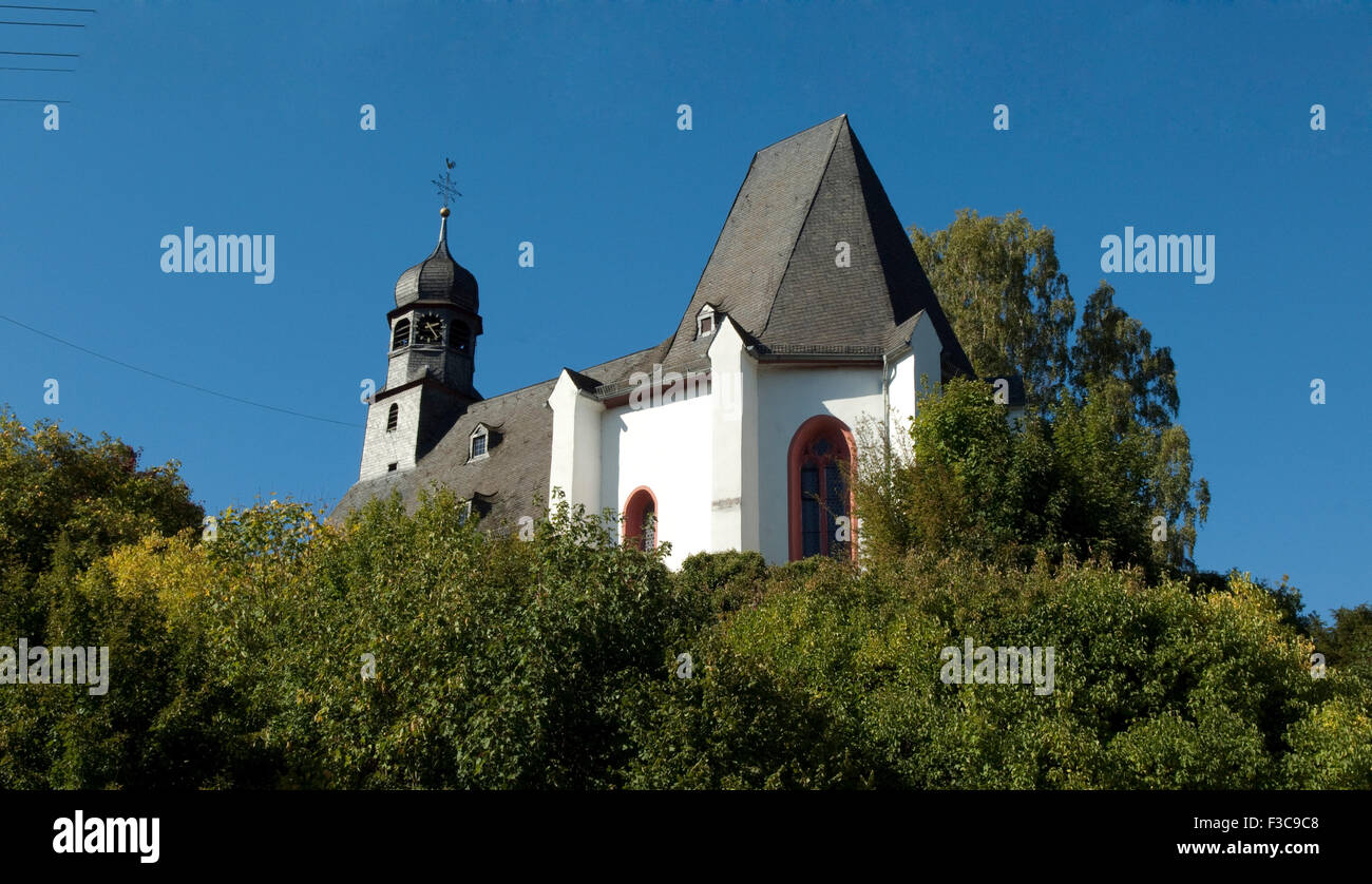 Kirche, Kirchen, Oberauroff, Idstein Stock Photo