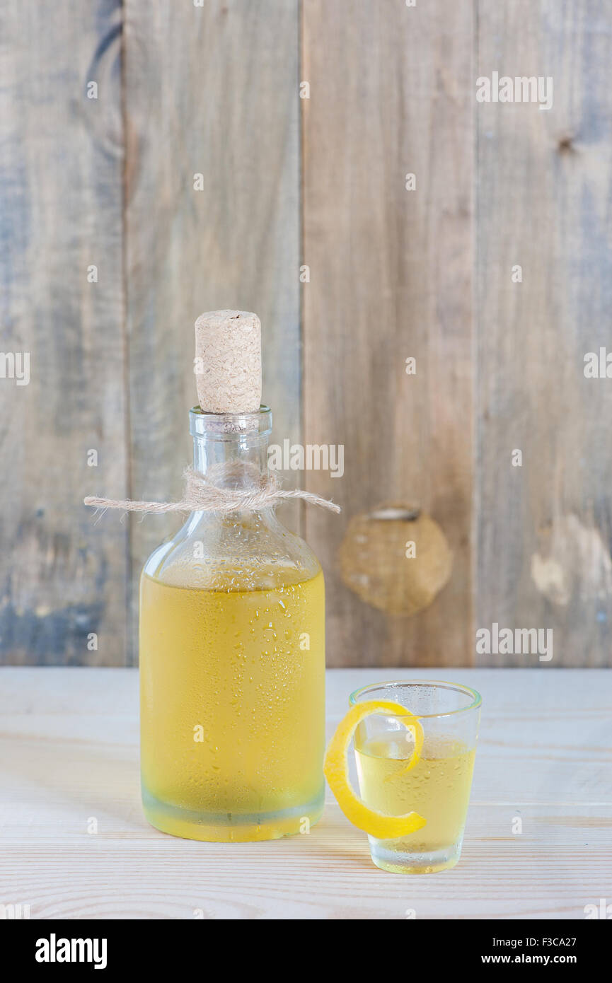Limoncello bottle hi-res stock photography and images - Alamy