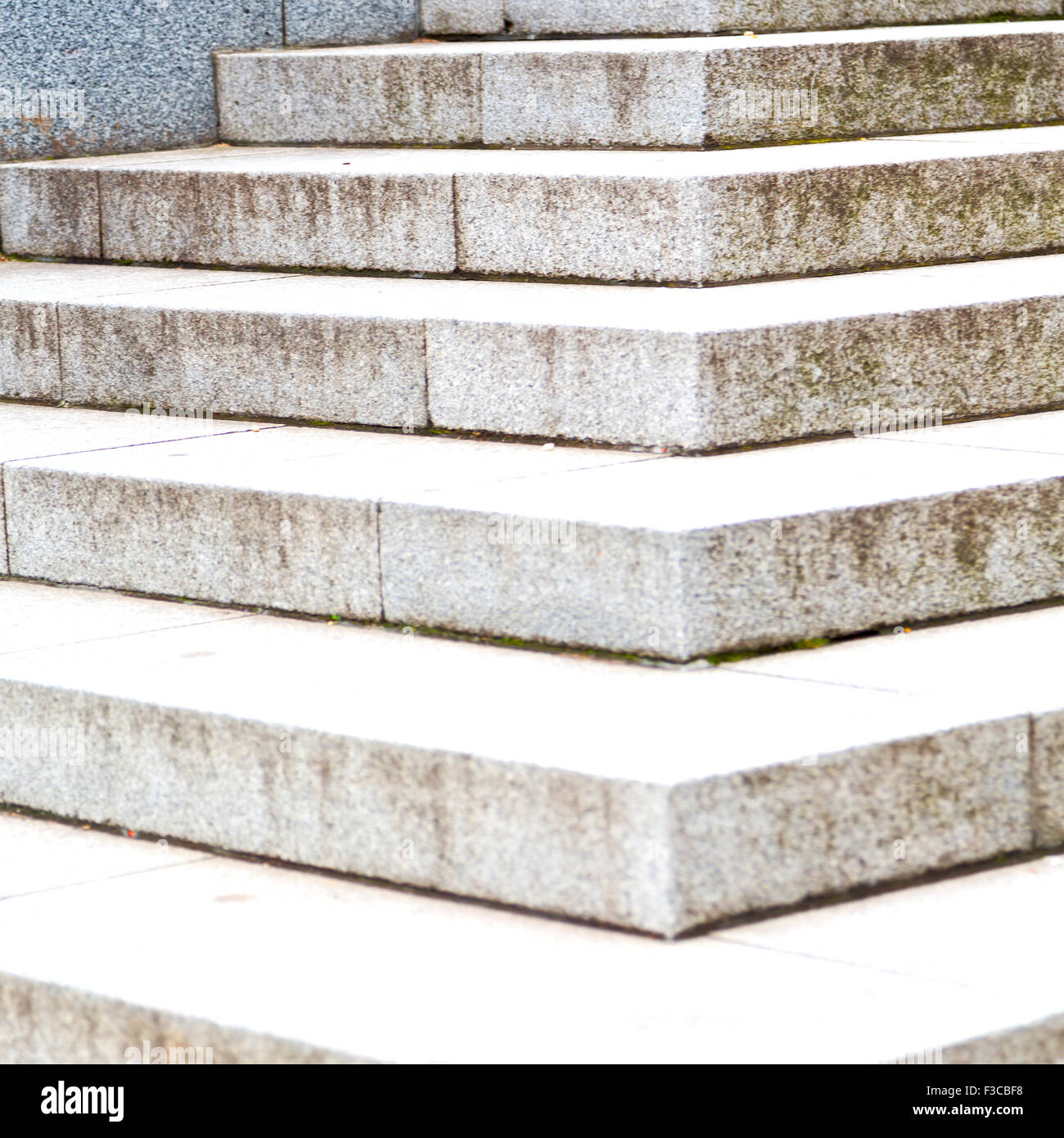 in london monument old steps and marble ancien line Stock Photo - Alamy