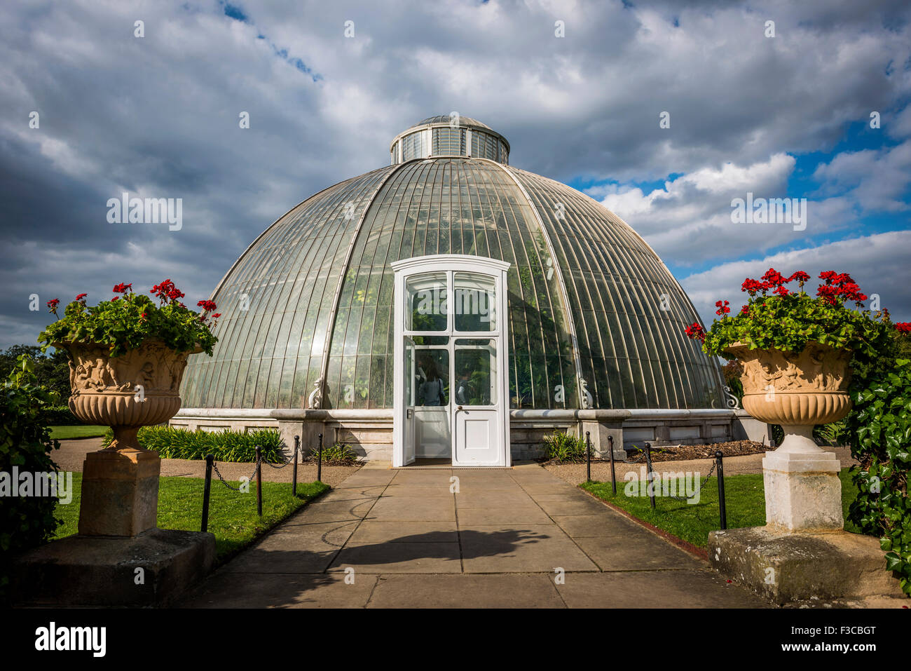 The Palm House at Kew Gardens, London, UK Stock Photo