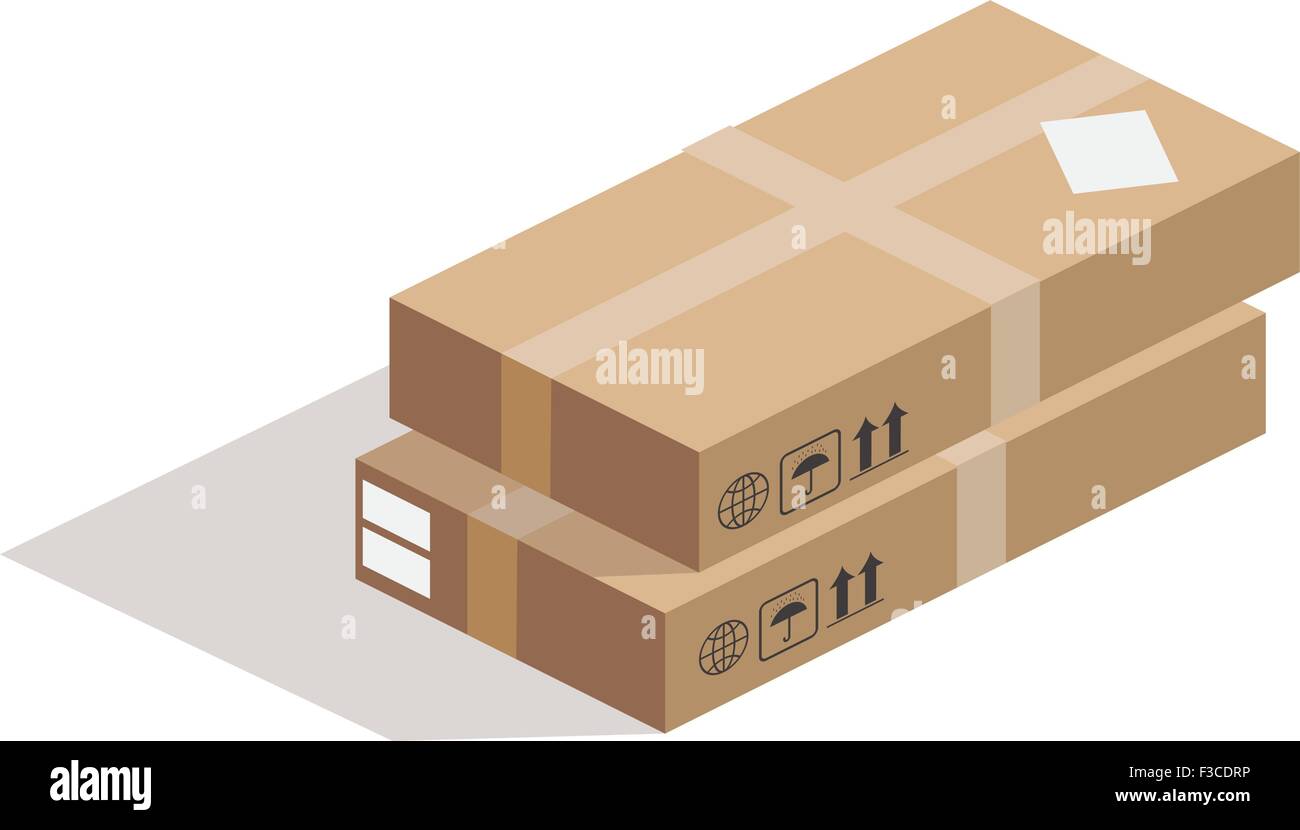 Two closed boxes Stock Vector Image & Art - Alamy